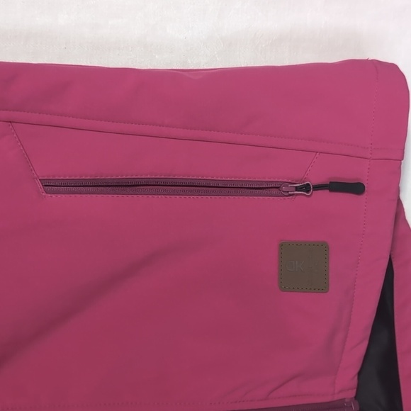 Little Donkey Andy Fuschia Water Resistant Fleece Lined Full Zip Vest Size Small - Picture 4 of 7